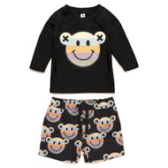 HUX RAINBOW SMILE BEAR SWIM SHORT