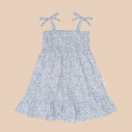 HUX BLUEBELL FLORAL SHIRRED DRESS