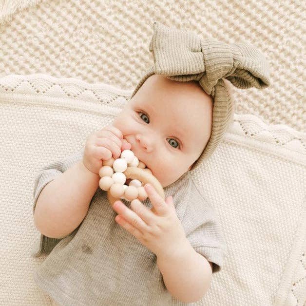 Peach Teether Toy