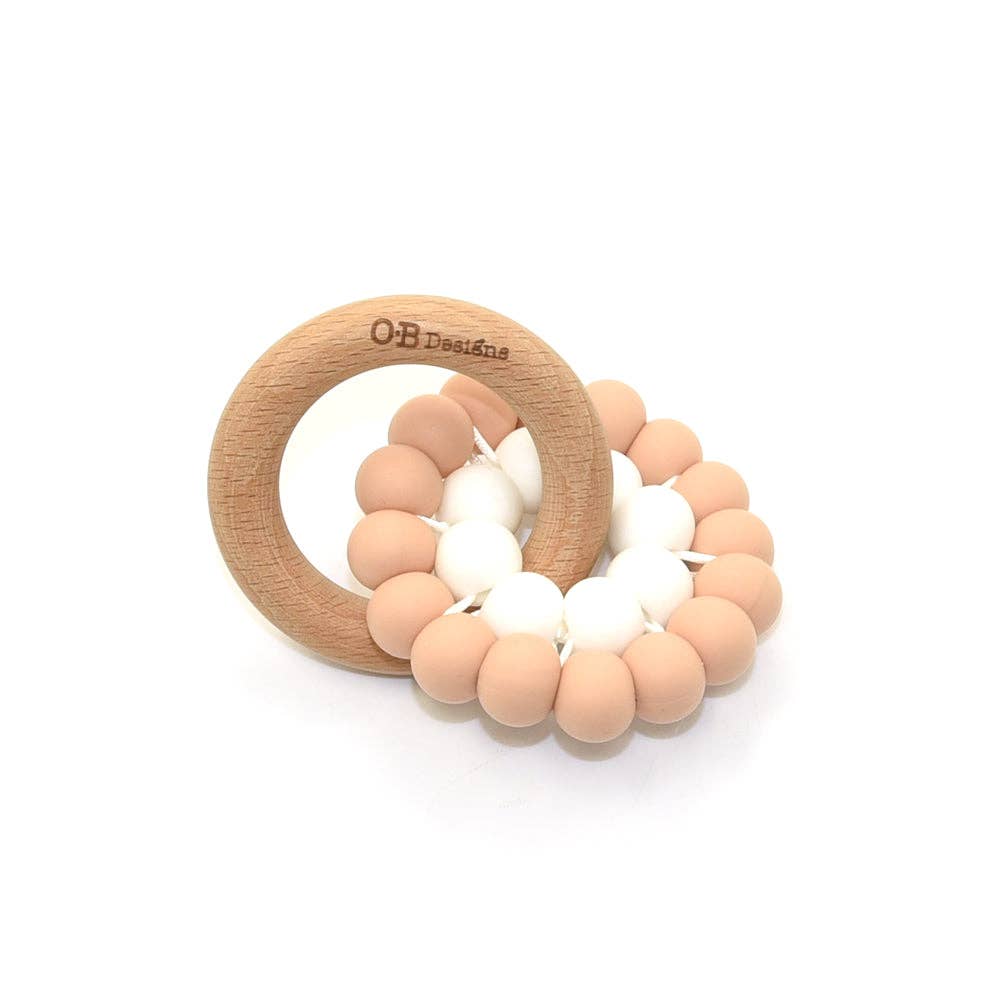 Peach Teether Toy