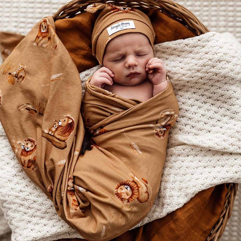 SNUGGLE HUNNY ROAR JERSEY WRAP SET