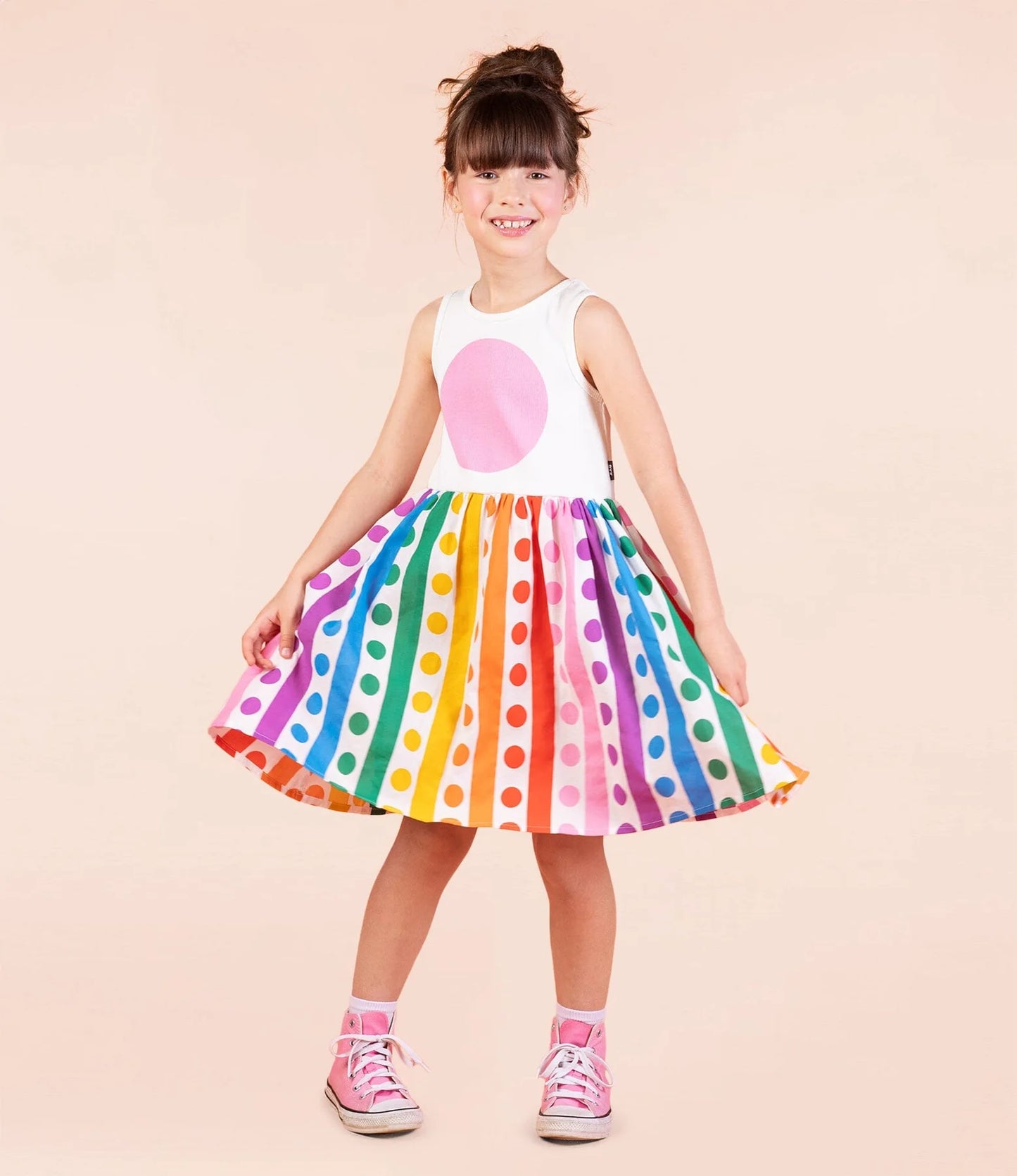 RYB RAINBOW DROPS SINGLET DRESS