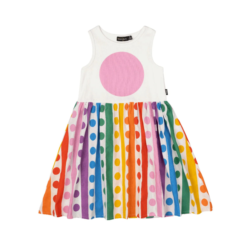 RYB RAINBOW DROPS SINGLET DRESS
