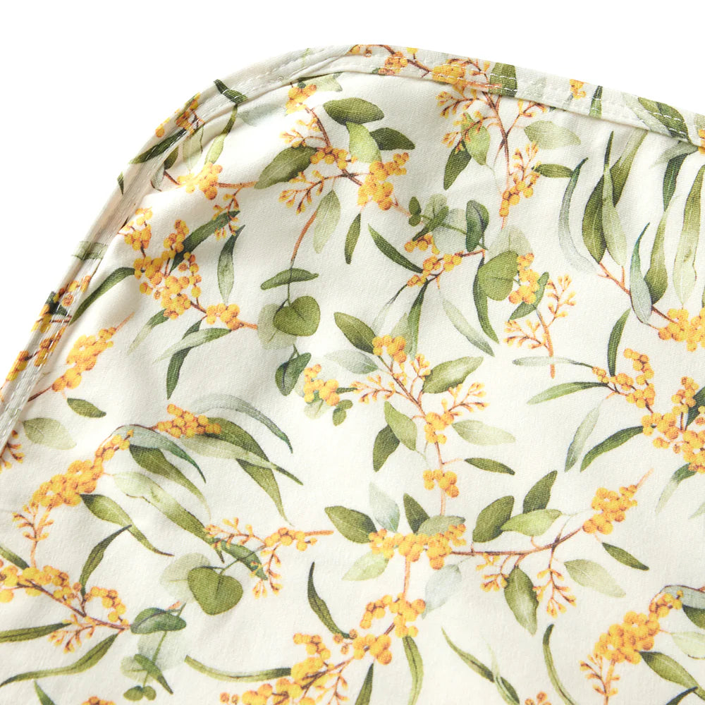 SNUGGLE HUNNY GOLDEN WATTLE JERSEY WRAP SET