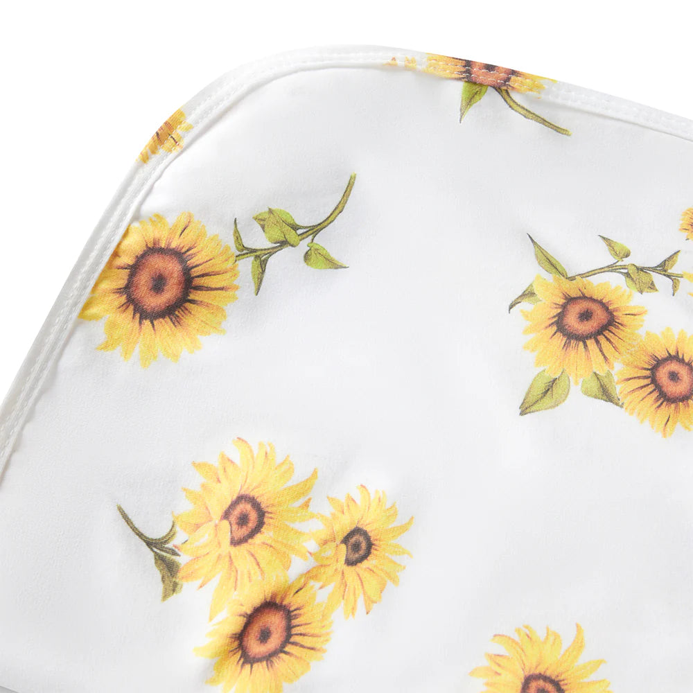 SNUGGLE HUNNY SUNFLOWER JERSEY WRAP SET