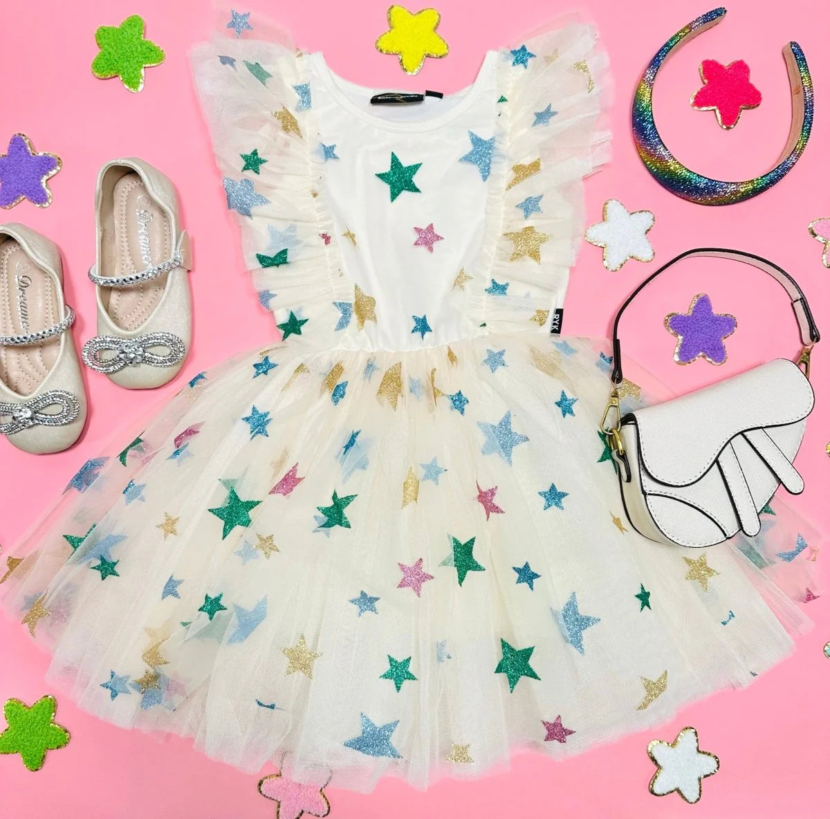 RYB STARS TULLE DRESS