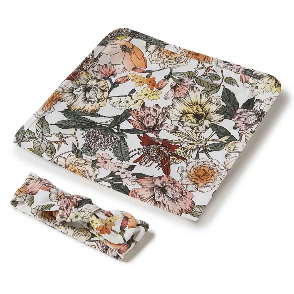 SNUGGLE HUNNY AUSTRALIANA JERSEY WRAP SET