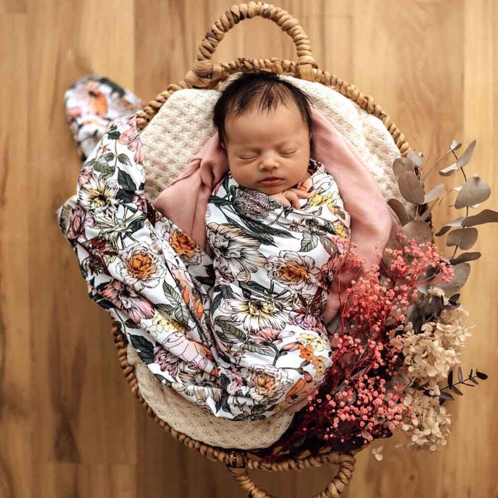 SNUGGLE HUNNY AUSTRALIANA JERSEY WRAP SET