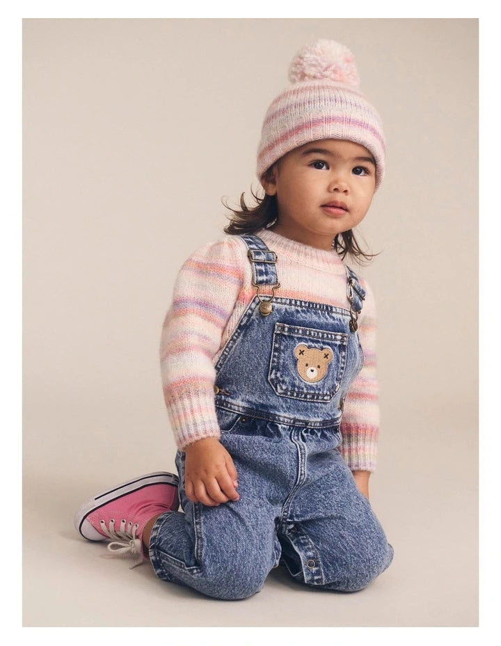 HUX DREAMY DENIM OVERALLS