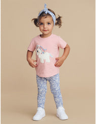 HUX UNICORN DUSTY ROSE T-SHIRT