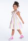 RYB SORBET STRIPE SHIRRED DRESS