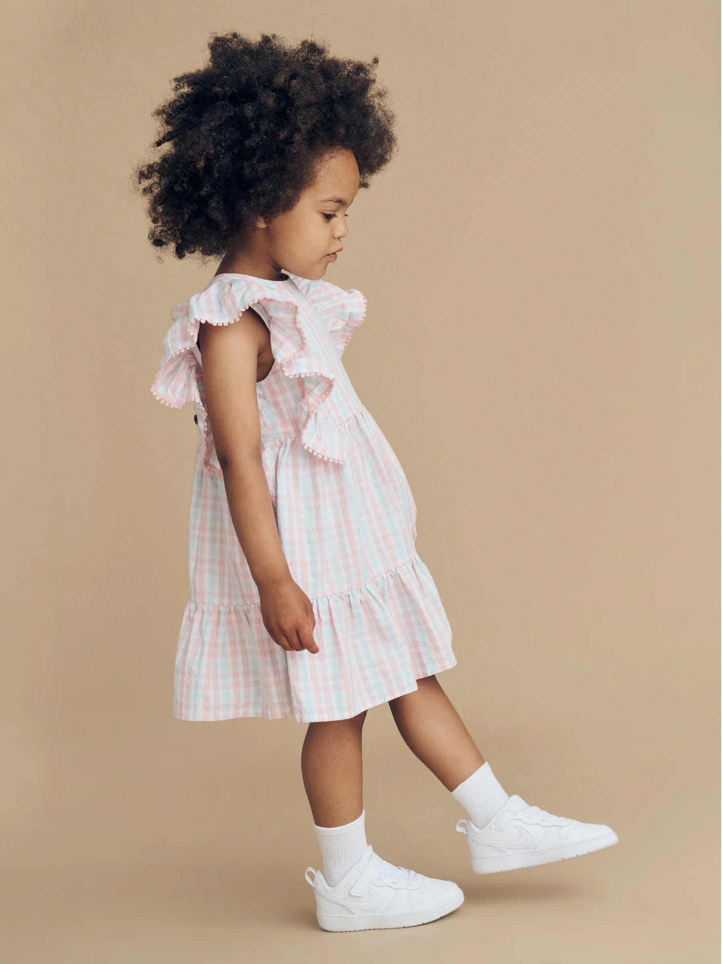 HUX JEWEL CHECK DRESS