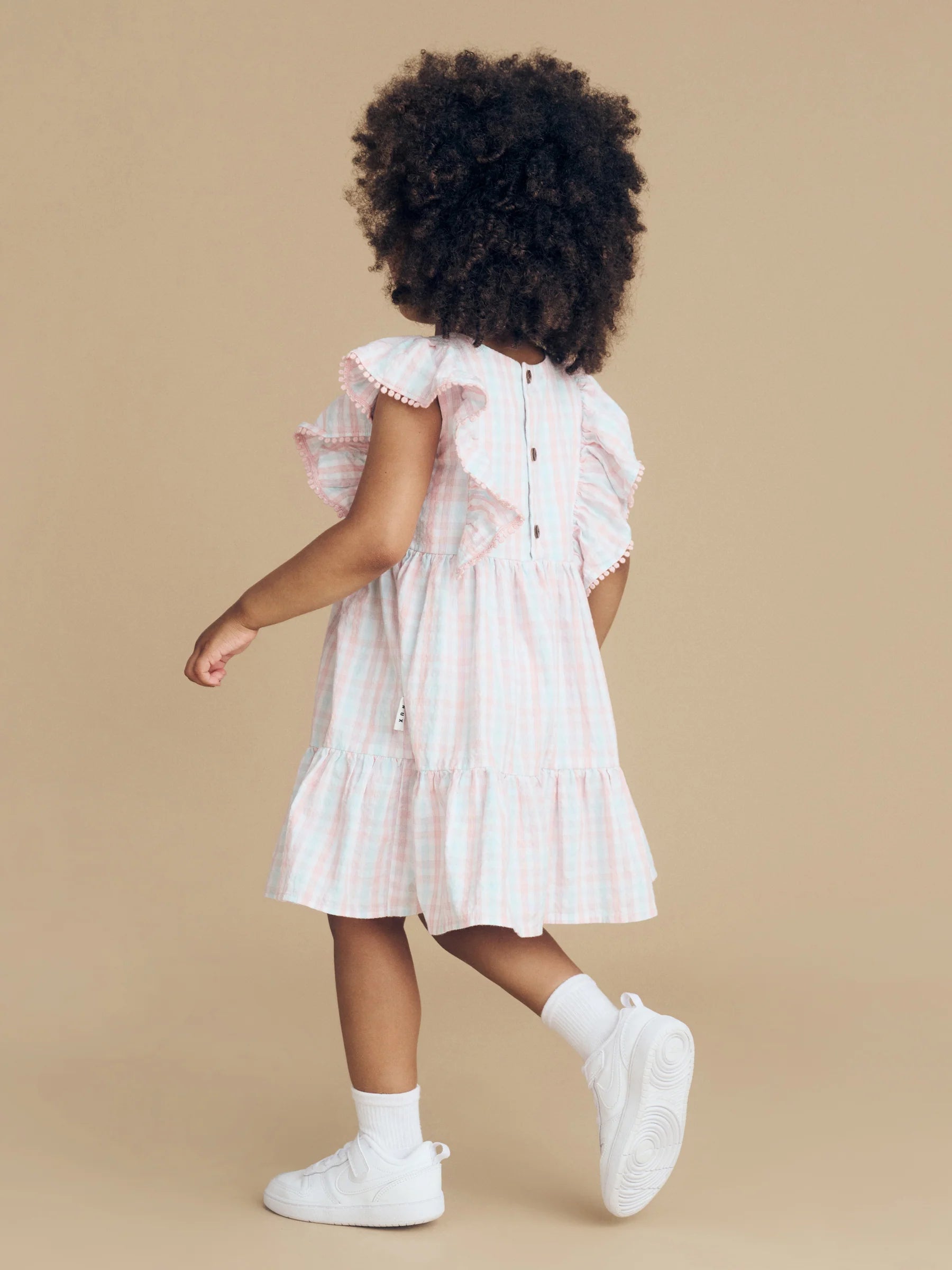 HUX JEWEL CHECK DRESS