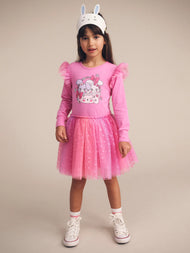 HUX BUNNY BASKET BALLET DRESS