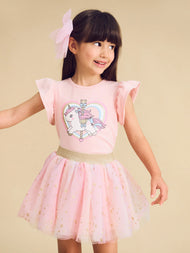 HUX CAROUSEL FRILL T-SHIRT