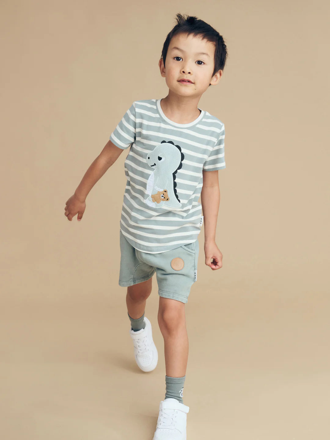 HUX DINOSTRIPED T-SHIRT