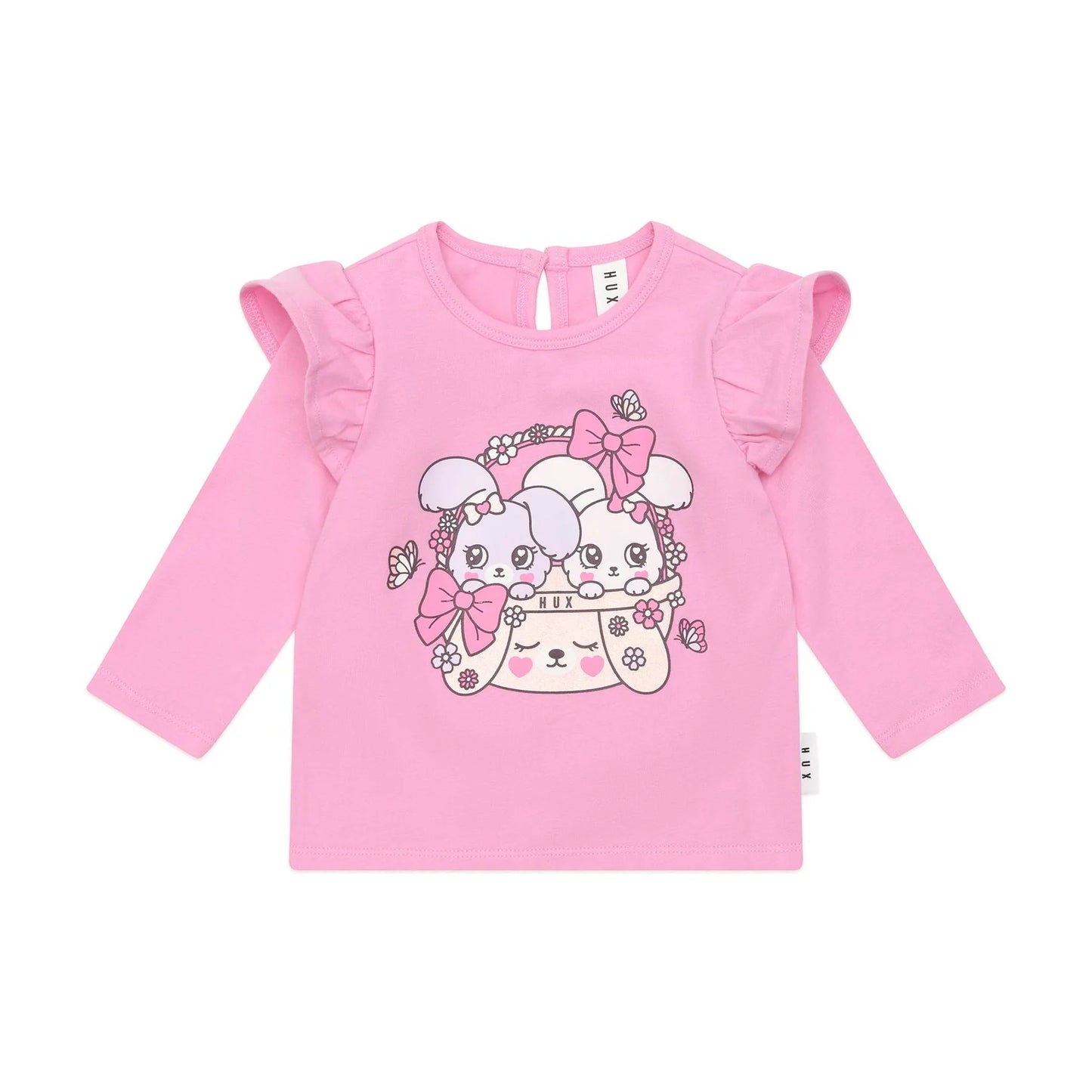 HUX BUNNY BASKET FRILL TOP