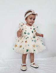 RYB STARS BABY TULLE DRESS