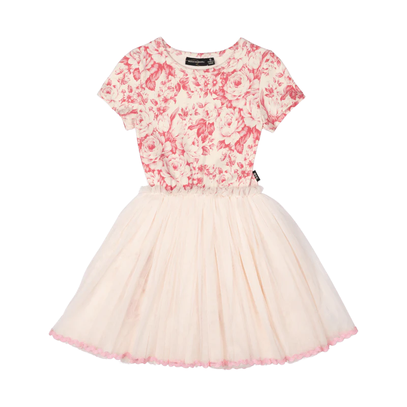 RYB FLORAL TOILE CIRCUS DRESS