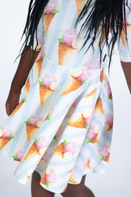 RYB GELATO DREAMS MABEL WAISTED DRESS