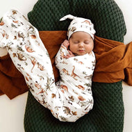 SNUGGLE HUNNY DINO JERSEY WRAP SET
