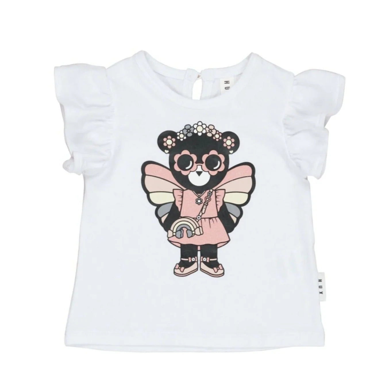 HUX FAIRY BEAR FRILL T-SHIRT