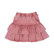 RYB RED GRUNGE SKIRT