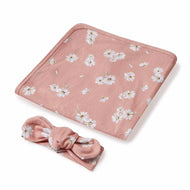 SNUGGLE HUNNY DAISY JERSEY WRAP SET