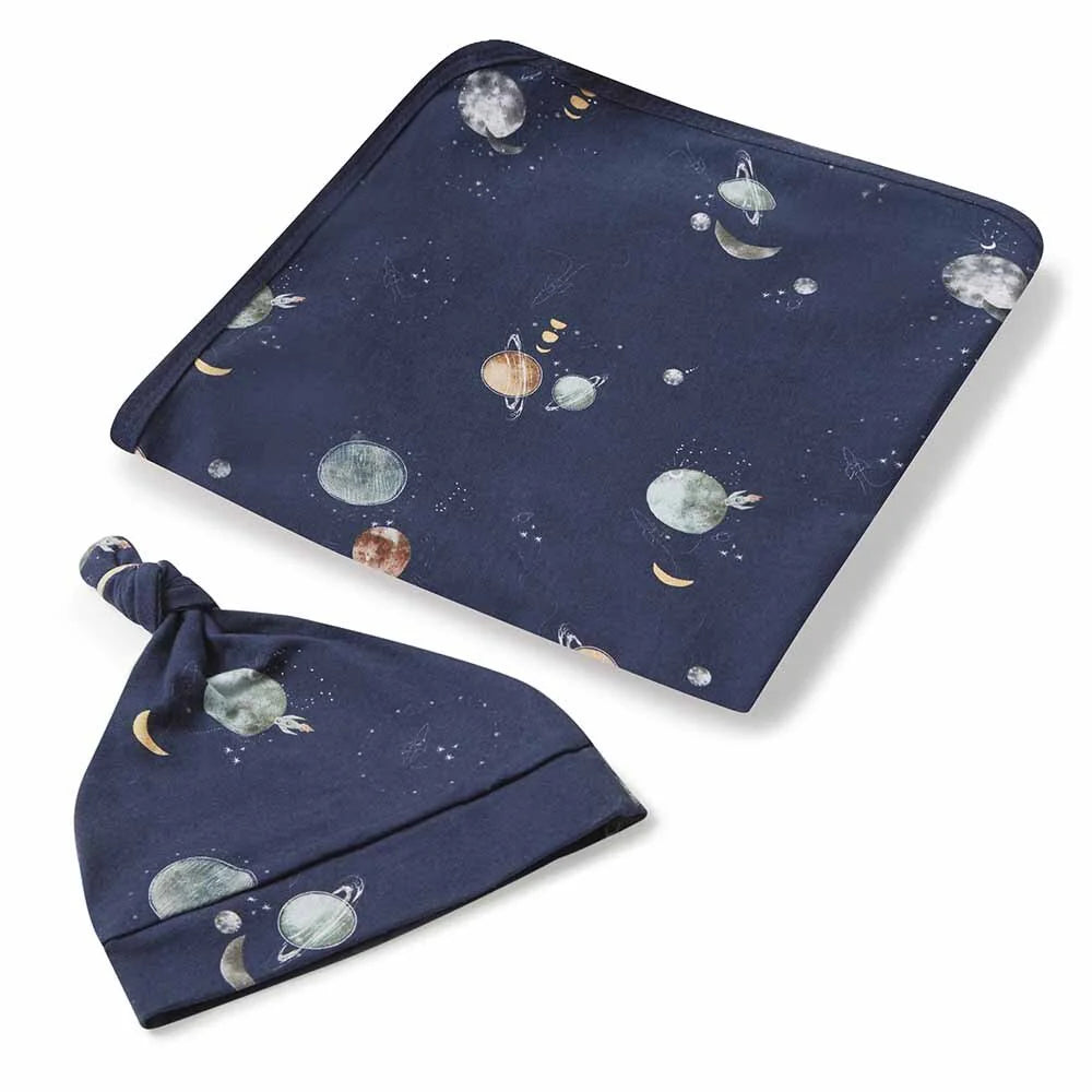 SNUGGLE HUNNY MILKY WAY JERSEY WRAP SET