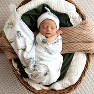 SNUGGLE HUNNY TURTLE JERSEY WRAP SET