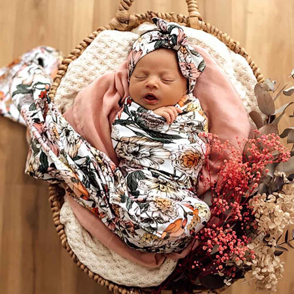 SNUGGLE HUNNY AUSTRALIANA JERSEY WRAP SET